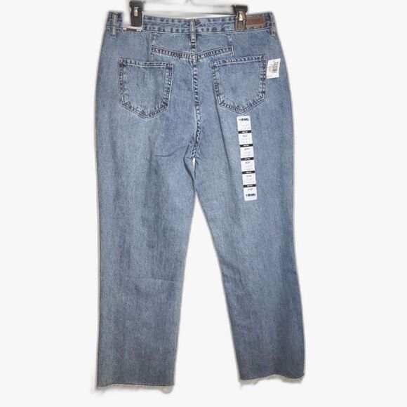 New Rock & Roll High Rise Straight Cropped Jeans 32 - Picture 2 of 14